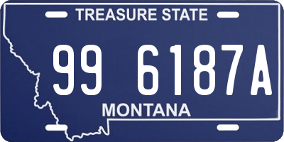 MT license plate 996187A