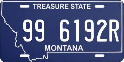 MT license plate 996192R