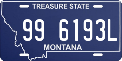 MT license plate 996193L