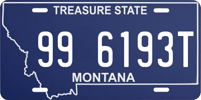 MT license plate 996193T