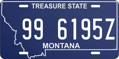 MT license plate 996195Z