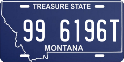 MT license plate 996196T