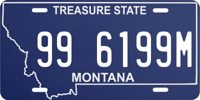 MT license plate 996199M