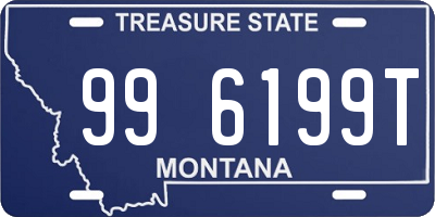 MT license plate 996199T