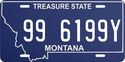 MT license plate 996199Y