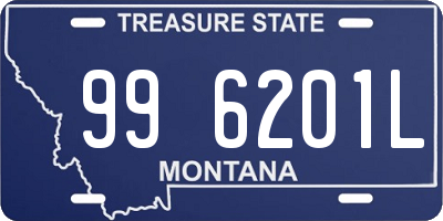 MT license plate 996201L