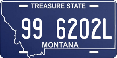 MT license plate 996202L