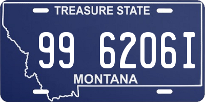 MT license plate 996206I