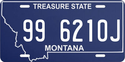 MT license plate 996210J