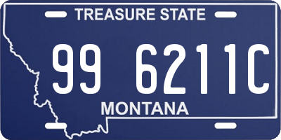 MT license plate 996211C