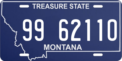 MT license plate 996211O