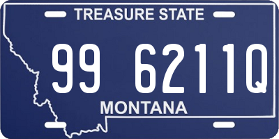 MT license plate 996211Q