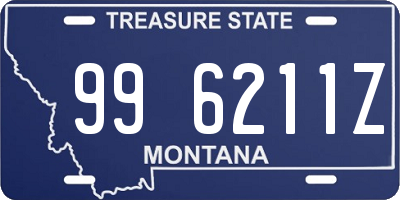 MT license plate 996211Z