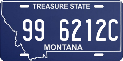 MT license plate 996212C