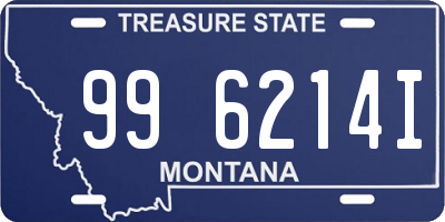 MT license plate 996214I