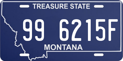 MT license plate 996215F