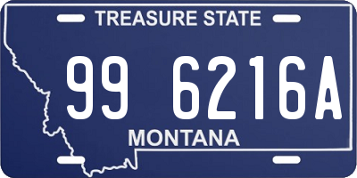 MT license plate 996216A