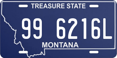 MT license plate 996216L