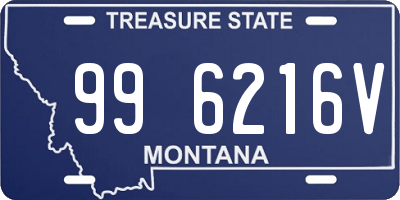 MT license plate 996216V