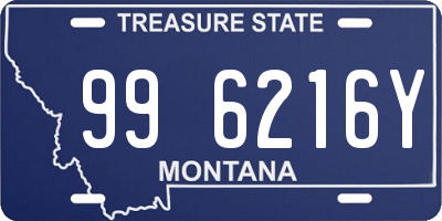 MT license plate 996216Y