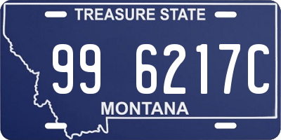 MT license plate 996217C