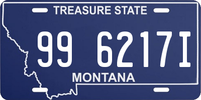 MT license plate 996217I