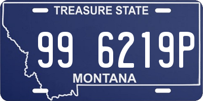 MT license plate 996219P