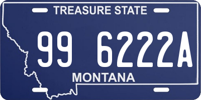 MT license plate 996222A