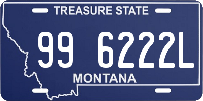 MT license plate 996222L