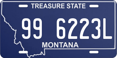 MT license plate 996223L