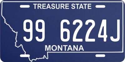 MT license plate 996224J