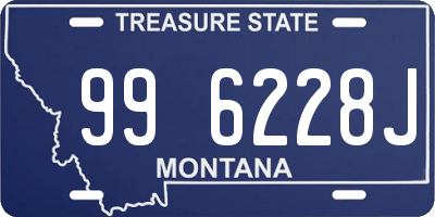 MT license plate 996228J