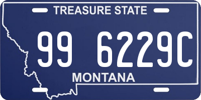 MT license plate 996229C