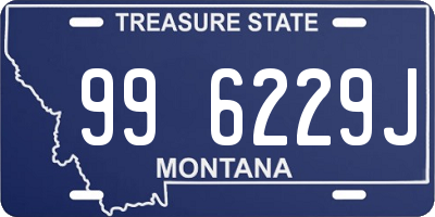 MT license plate 996229J