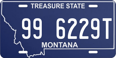 MT license plate 996229T