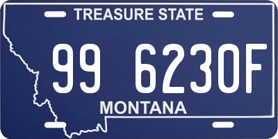 MT license plate 996230F