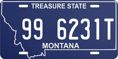 MT license plate 996231T