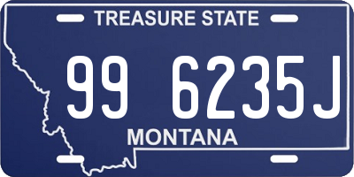 MT license plate 996235J