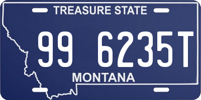 MT license plate 996235T