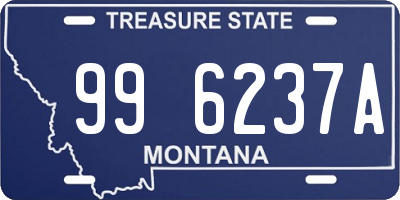 MT license plate 996237A