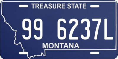 MT license plate 996237L