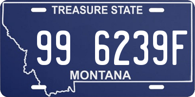 MT license plate 996239F