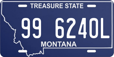 MT license plate 996240L