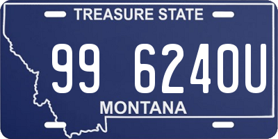 MT license plate 996240U