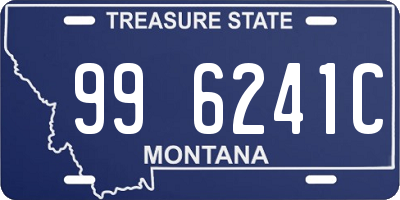 MT license plate 996241C