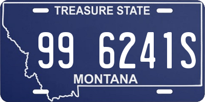 MT license plate 996241S