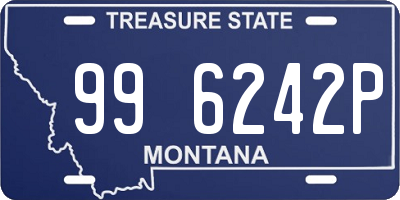 MT license plate 996242P