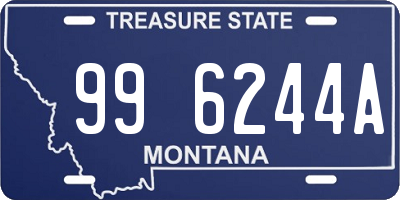 MT license plate 996244A