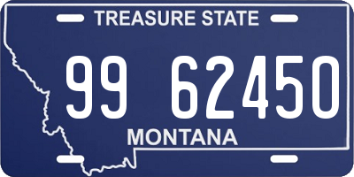 MT license plate 996245O