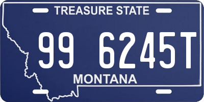 MT license plate 996245T